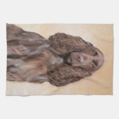 Veldspaniel schilderen - Kute Original Dog Art Theedoek (Horizontaal)