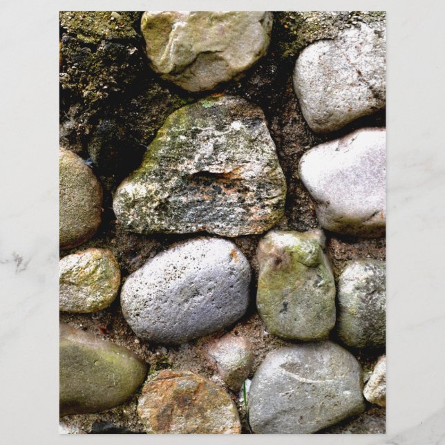 Veldsteen, stenen, gesteente, gestormde steen, roe (Voorkant)