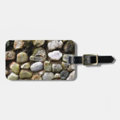 Veldsteen, stenen, gesteente, gestormde steen, roe bagagelabel (Voorkant horizontaal)