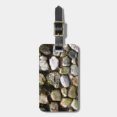 Veldsteen, stenen, gesteente, gestormde steen, roe bagagelabel (Voorkant verticaal)