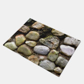 Veldsteen, stenen, gesteente, gestormde steen, roe deurmat (Schuin)