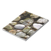 Veldsteen, stenen, gesteente, gestormde steen, roe notitieblok (Linkerzijde)