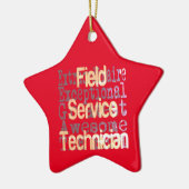 Veldtechnicus — Extraordinaire Keramisch Ornament (Links)