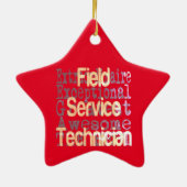 Veldtechnicus — Extraordinaire Keramisch Ornament (Achterkant)