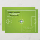 Velduitvindingen voor voetbal kaart (Voorkant / Achterkant)