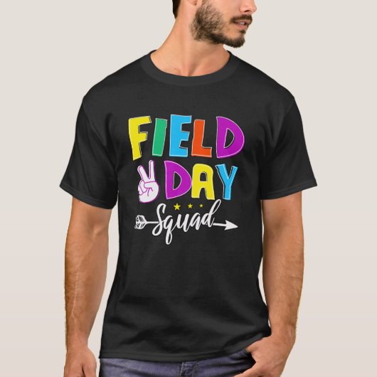 Veldvlaap Dag Squad School Trip Vibes Boys Girls T T-shirt (Voorkant)