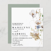 Veldvrije bloem Waterverf (Voorkant / Achterkant)