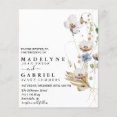 Veldvrije bloem Waterverf (Voorkant)