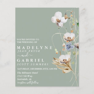 Veldvrije bloem Waterverf