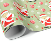 Veldzakkerstrappapier voor kerstmis cadeaupapier (Rol Hoek)