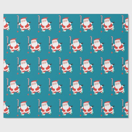 Veldzakkerstrappapier voor kerstmis cadeaupapier (Vlak)