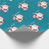 Veldzakkerstrappapier voor kerstmis cadeaupapier (Hoek)