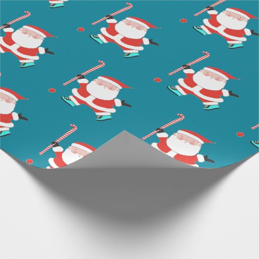 Veldzakkerstrappapier voor kerstmis cadeaupapier (Hoek)