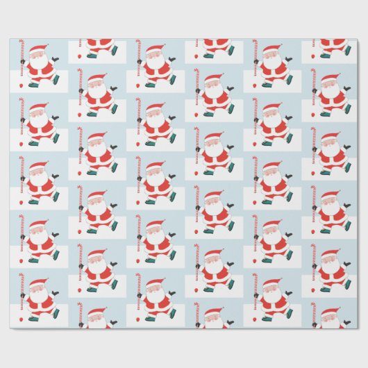 Veldzakkerstrappapier voor kerstmis cadeaupapier (Vlak)