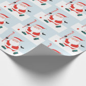 Veldzakkerstrappapier voor kerstmis cadeaupapier (Hoek)