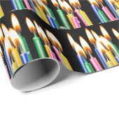 Vele Birthday Candles Cadeaupapier (Rol Hoek)