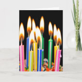 Vele Birthday Candles Kaart (Voorkant)