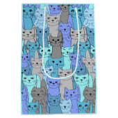 Vele blauwe katten, cadeautas voor design (Achterkant)