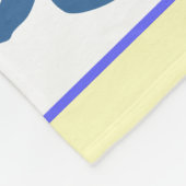 Vele blauwe schildpadden met schroefdraad fleece deken (Hoek)