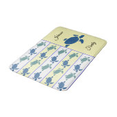 Vele blauwe schildpadden om het even welke familie badmat (Gekanteld)