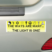 vele bumpersticker (Op auto)