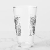 Vele Cijfers van de wiskundige Constante van Pi Glas (Links)