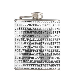 Vele Cijfers van de wiskundige Constante van Pi Heupfles