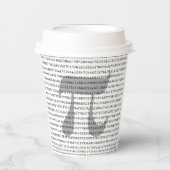 Vele Cijfers van de wiskundige Constante van Pi Papieren Bekers (Voorkant)