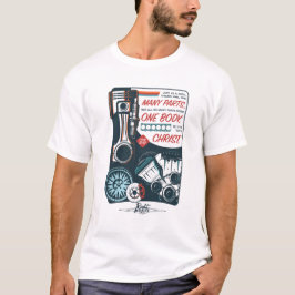 Vele delen, één lichaam t-shirt