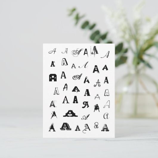 Vele Doopvonten. Uw Brief. Het Briefkaart van het (Staand voorkant)