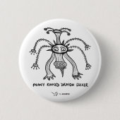 Vele Dragon Sucker Ronde Button 5,7 Cm (Voorkant)