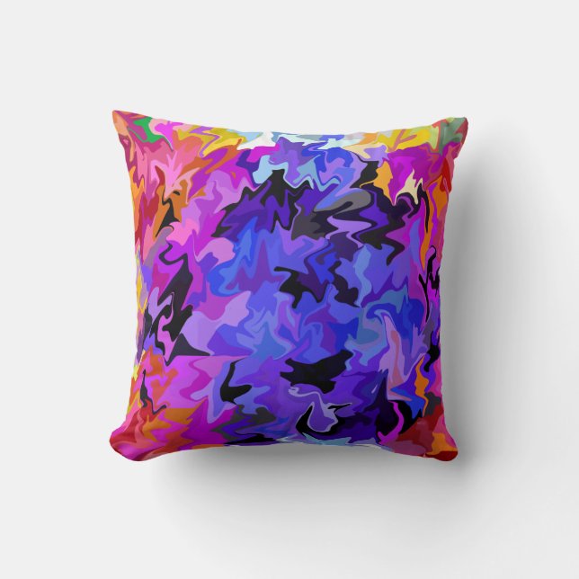 Vele gezichten... kussen (Voorkant)