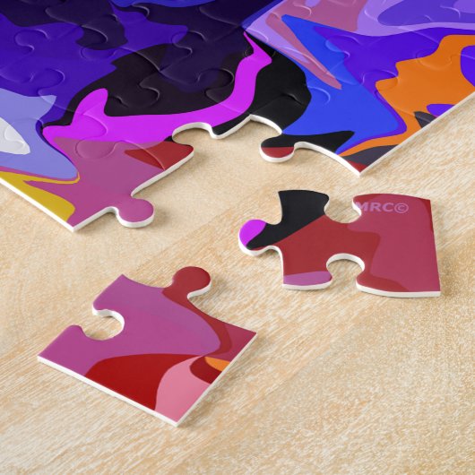 Vele gezichten... legpuzzel (Zijkant)