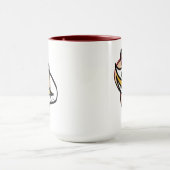 Vele gezichten (optische illusie) mok (Midden)