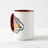 Vele gezichten (optische illusie) mok (Voorkant links)