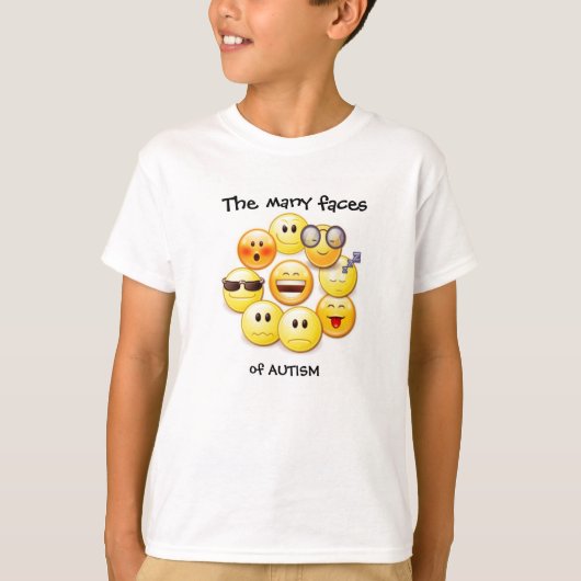 Vele gezichten t-shirt (Voorkant)