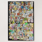 Vele gezichten van geluk legpuzzel (Verticaal)