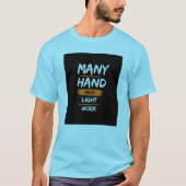 Vele hand maken licht werk T-shirt (Voorkant)