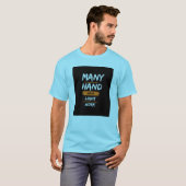 Vele hand maken licht werk T-shirt (Voorkant volledig)