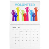 Vele Hands citeert Volledige Kalender van de Kleur (Feb 2027)