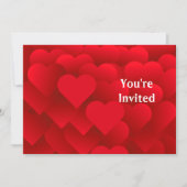 Vele harten Bridal Shower Uitnodiging (Voorkant)