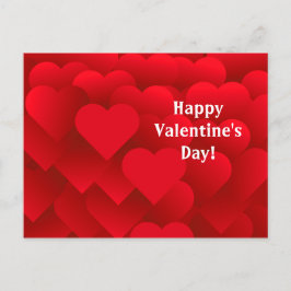 Vele harten Valentijnsdag Briefkaart