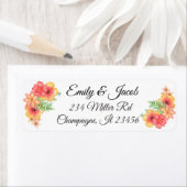 Vele het Adres Etiketten van de Terugkeer van het  (Insitu)