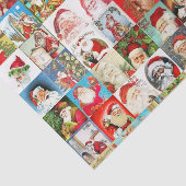 Vele  kerstman tissuepapier (Detail)