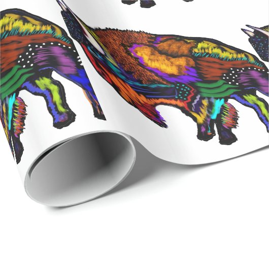 Vele kleuren cadeaupapier (Rol Hoek)