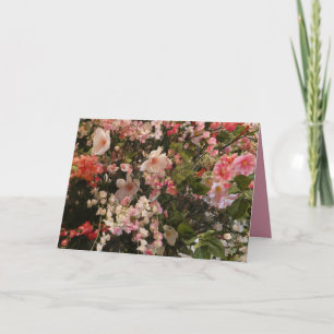 Vele kleurrijke bloemen Al Occasion Blank Greep Kaart