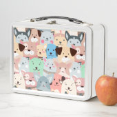 Vele kleurrijke honden (In situ)