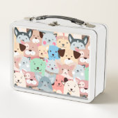 Vele kleurrijke honden (Voorkant)