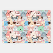 Vele kleurrijke honden inpakpapier vel (Voorkant 2)
