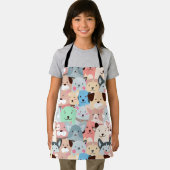 Vele kleurrijke honden schort (Insitu)